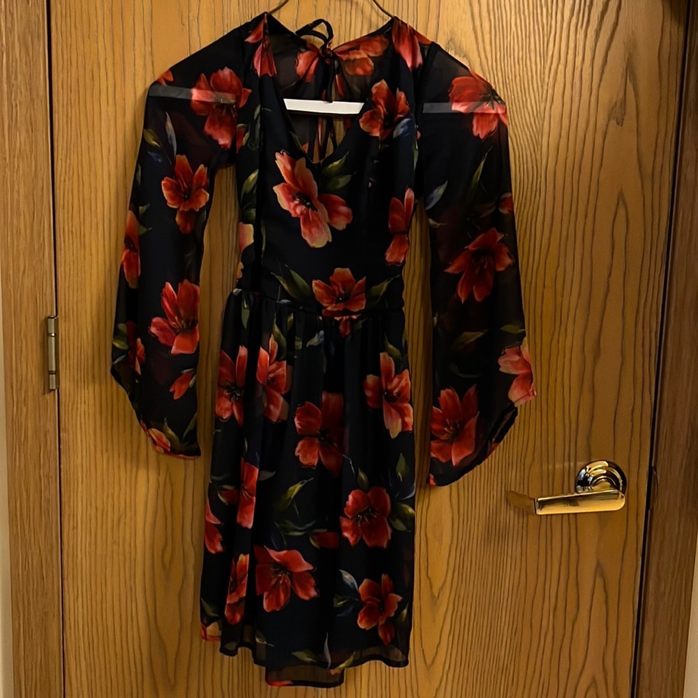 Beautiful flows flower dress from Hollister